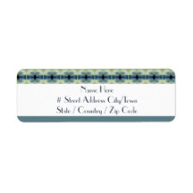 Blaue Blume mit Grün