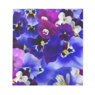 Blaue Blume Notizblock