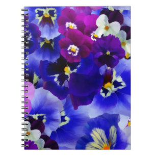Blaue Blume Notizblock