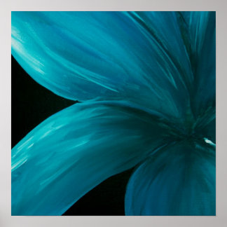 Blaue Blume Poster