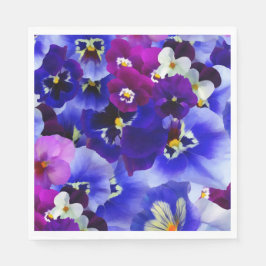Blaue Blume Serviette