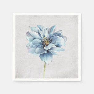 Blaue Blume Serviette