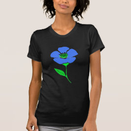 Blaue Blume T-Shirt
