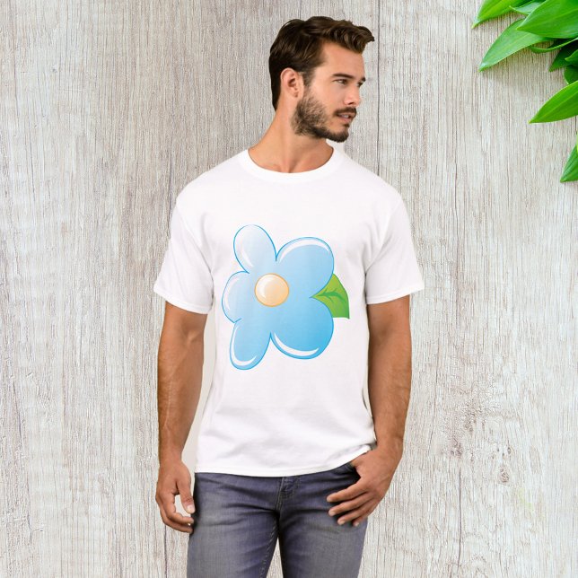 Blaue Blume T-Shirt (Von Creator hochgeladen)