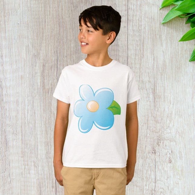Blaue Blume T-Shirt (Von Creator hochgeladen)