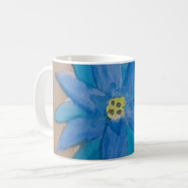 Blaue Blume Tasse