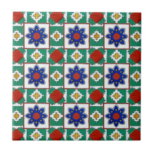 Blaue Blume Tile Mural Fliese