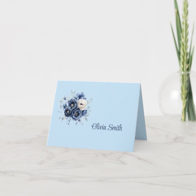 Blaue Blumen (Vorderseite)