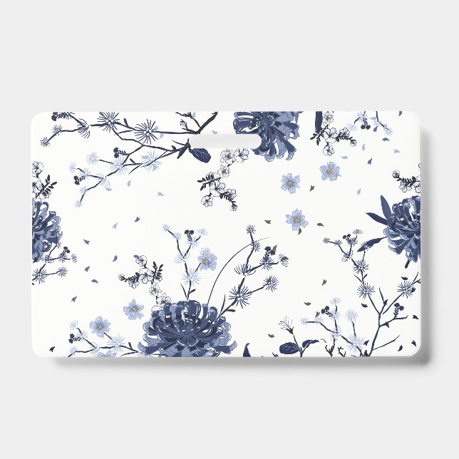 Blaue Blumen Ausweis (Vorderseite)