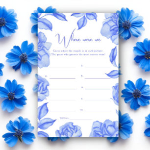 Blaue Blumen Brautparty Wo waren wir