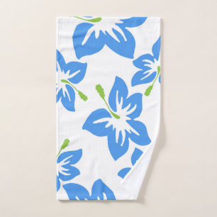 Blaue Blumen  Handtuch