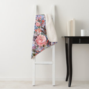 Blaue Blumen Hintergrund Rosen Hyazinthen Wilde Bl Sherpadecke
