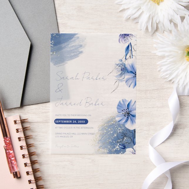 Blaue Blumen Hochzeitsfeiern (Hochzeit)