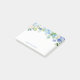 Blaue Blumen Hydrangea Personalisierte Post-it-Hin Post-it Klebezettel (angewinkelt)