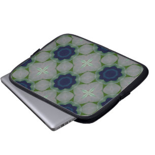 Blaue Blumen Laptop-Sieb Laptopschutzhülle