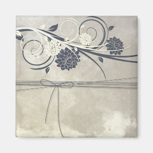 Blaue Blumen Magnet