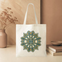 Blaue Blumen-Mandala