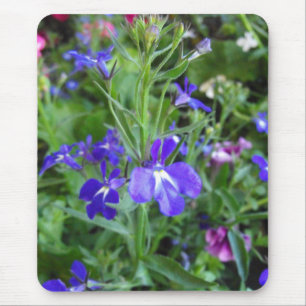blaue Blumen Mousepad