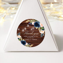 Blaue Blumen Rustikale Hochzeit