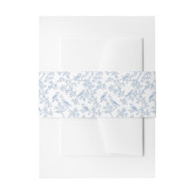 Blaue Blumen und Vögel Toile
