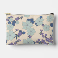 Blaue Blumen, violette Blumen, Blumenmuster