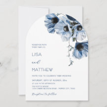 Blaue Blumen Weiße Freizeitkleidung