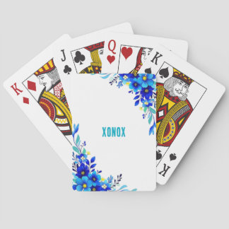 Blaue Blumen XONOX Original Spielkarten