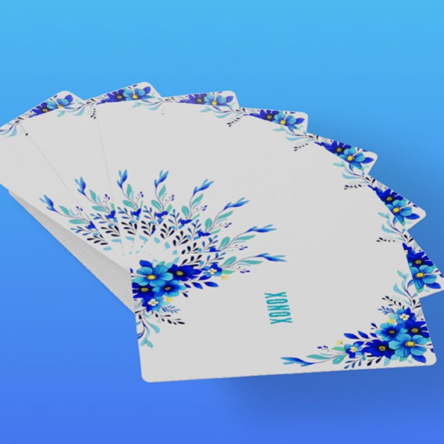 Blaue Blumen XONOX Original Spielkarten (Von Creator hochgeladen)