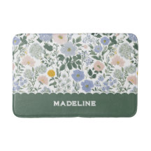 Blaue Blush Cottagecore Wildblumen-Wiesen-Blumen