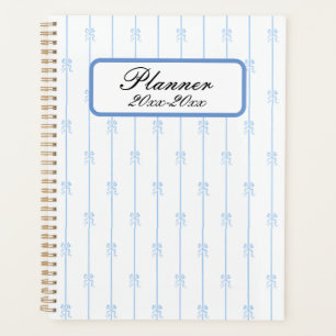 Blaue Bogen und Streifen Planer