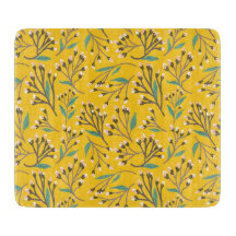 Blaue botanische Vintage-Muster-Schneiderei