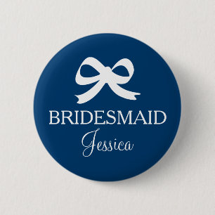 Blaue Brautjacke Abzeichen für Hochzeiten Button
