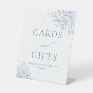 Blaue Brautpartys Sockelschild