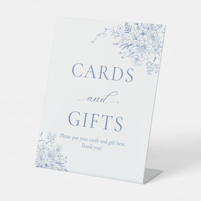 Blaue Brautpartys Sockelschild (Vorderseite)