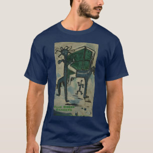 Blaue Break-Tänzer T-Shirt
