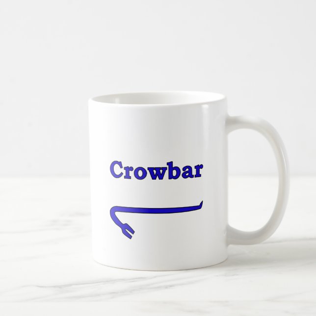 Blaue Brechstange Tasse (Rechts)