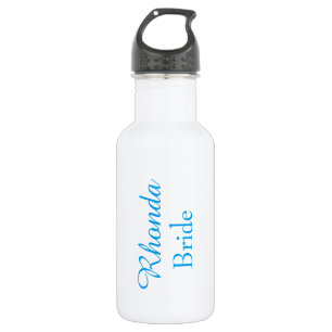 Blaue Brille Trinkflasche