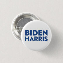 Blaue Buchstaben "Biden Harris" -