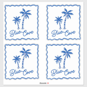 Blaue Bucht Aufkleber