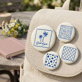 Blaue Bucht Button