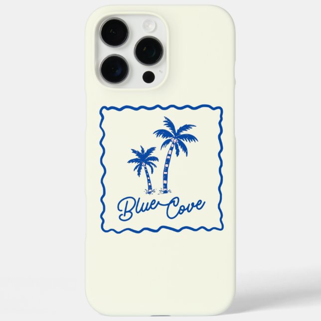 Blaue Bucht Case-Mate iPhone Hülle (Rückseite)