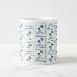Blaue Bucht Jumbo-Tasse