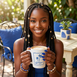 Blaue Bucht Milchtasse