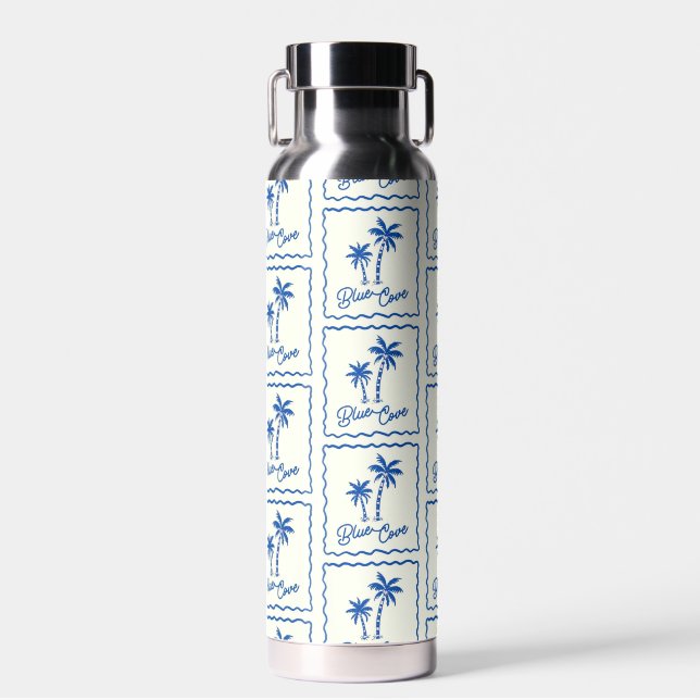 Blaue Bucht Trinkflasche (Vorne)