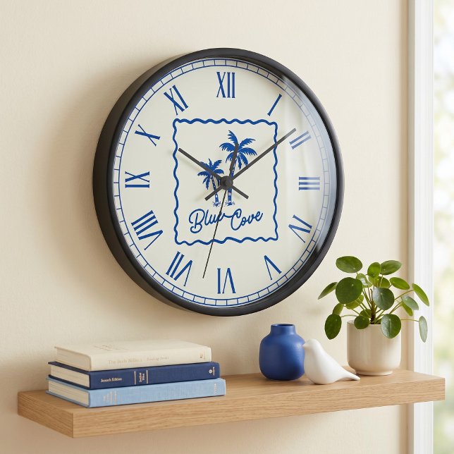 Blaue Bucht Uhr (Von Creator hochgeladen)