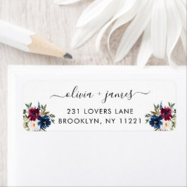 Blaue Burgundy Grüne Niedliche Wasserfarbe