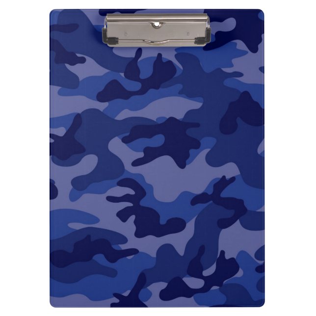 Blaue Camouflage, Camouflage Klemmbrett (Vorderseite)