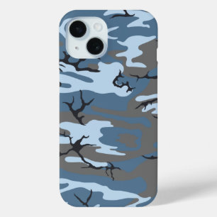 Blaue Camouflage Case-Mate iPhone Hülle