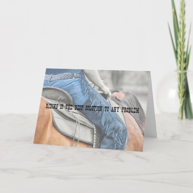 BLAUE CHAPS Grußkarte Dankeskarte (Vorderseite)