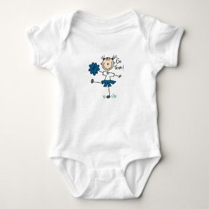 Blaue Cheerleader T-Shirts und Geschenke für das T